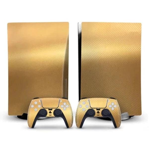 stickers ps5 carbone or