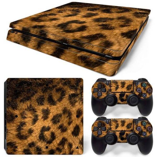 Stickers Ps4 Slim <br> Léopard
