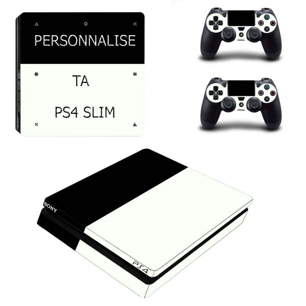 Skins PS4 Slim - Autocollants pour manette PS4 Playstation 4 Slim -  Autocollants pour manette PS4 Slim Accessoires Sony Playstation Four Slim  avec Dualshock 4 Deux contrôleurs Skin - Deadpool 