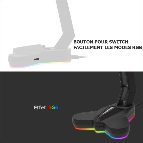 Support Casque Gamer Rgb SCOPRION TOWER V3