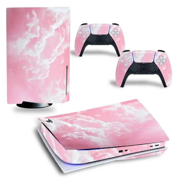 Stickers Ps5 Nuage Rose