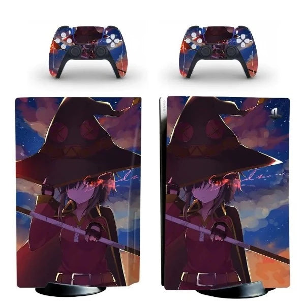 stickers ps5 sorcière solitaire