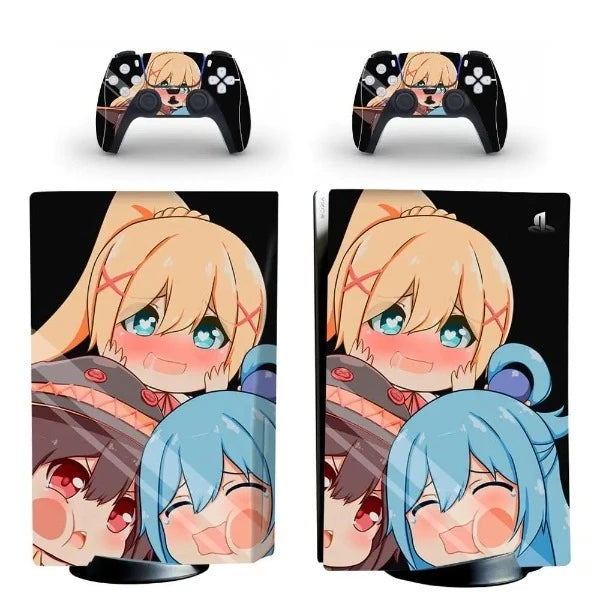 stickers ps5 anime kawaï girl