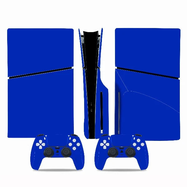 stickers ps5 slim bleu foncé