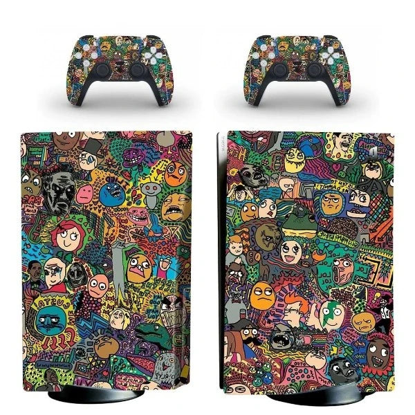 stickers ps5 animation psychedelique
