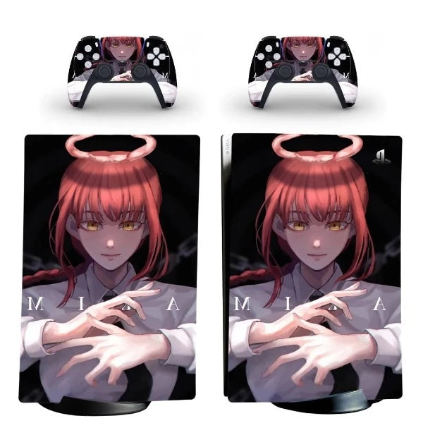 stickers ps5 anime ange rose