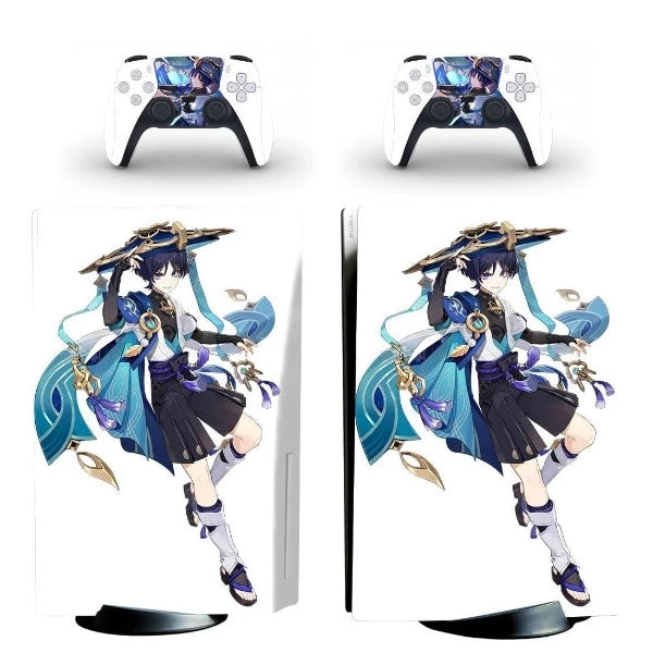 stickers ps5 anime aventurier