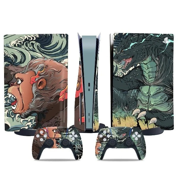 stickers ps5 art japonais kong