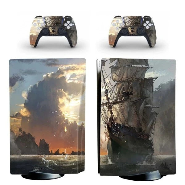 stickers ps5 bateau pirate