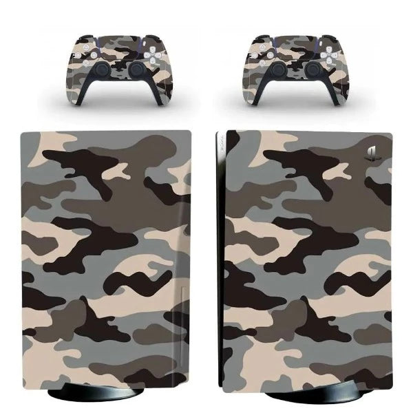 stickers ps5 camouflage militaire