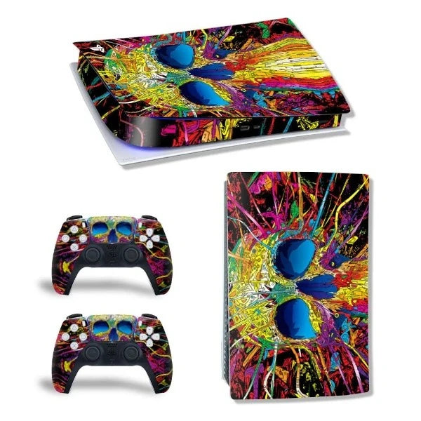 stickers ps5 crane peinture