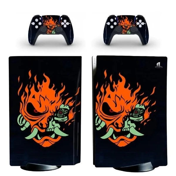 stickers ps5 cyber demon japonais