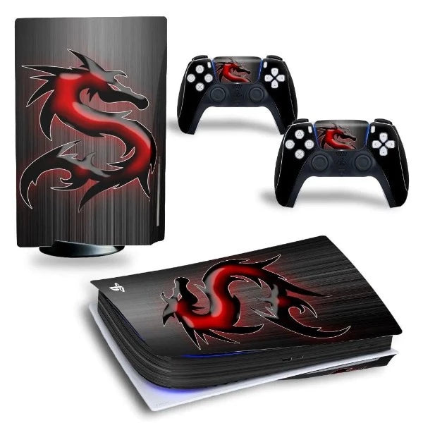 stickers ps5 dragon tribal