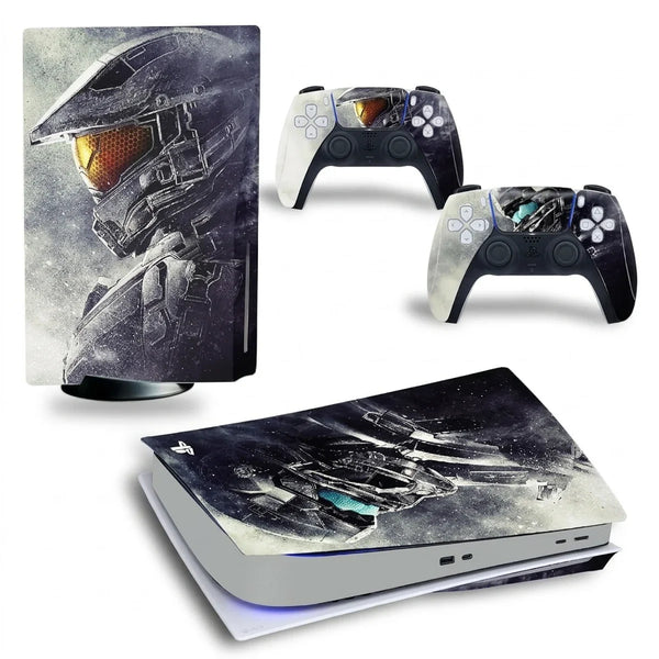 Autocollant Ps5 Élite Soldat Futuriste