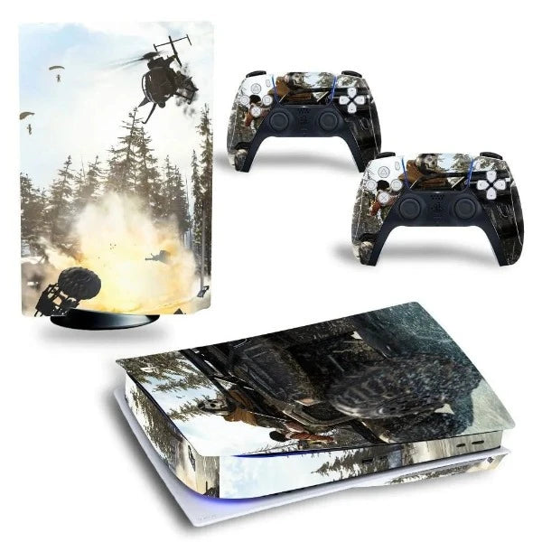 stickers ps5 helicoptere d'attaque