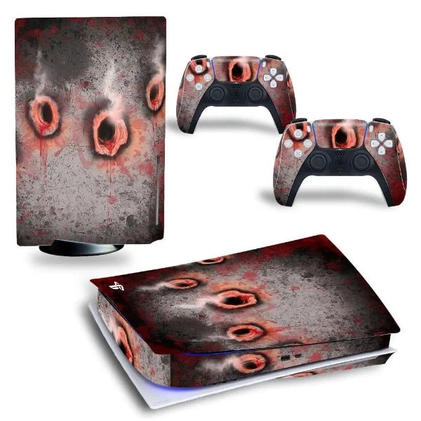 stickers ps5 impact de balle