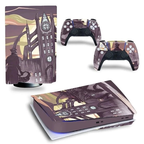 stickers ps5 jeu art gothique