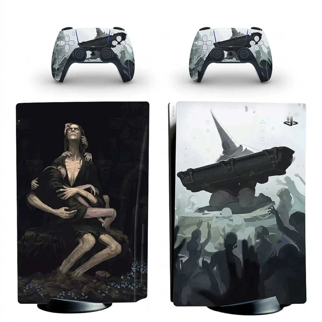 autocollant ps5 jeu dark art