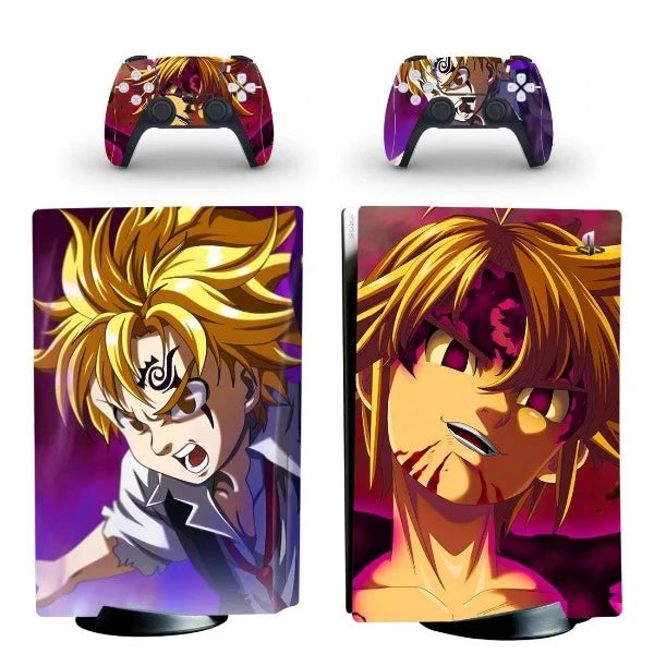 stickers ps5 manga magicien
