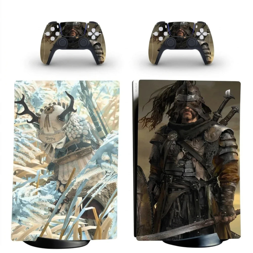 Autocollant Ps5 Mongol Vs SamouraÏ