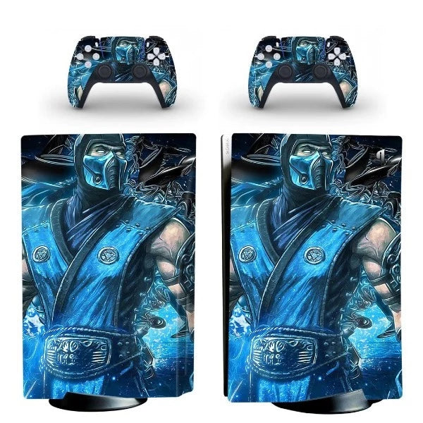 stickers ps5 ninja bleu