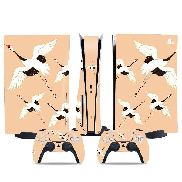 stickers ps5 oiseau echassier