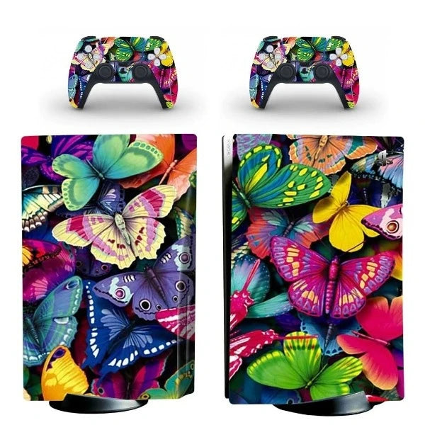 stickers ps5 papillon