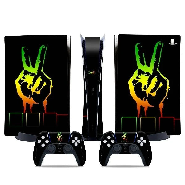 stickers ps5 peace jamaique
