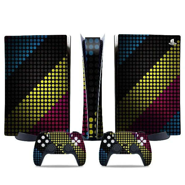 stickers Ps5 pois de couleur
