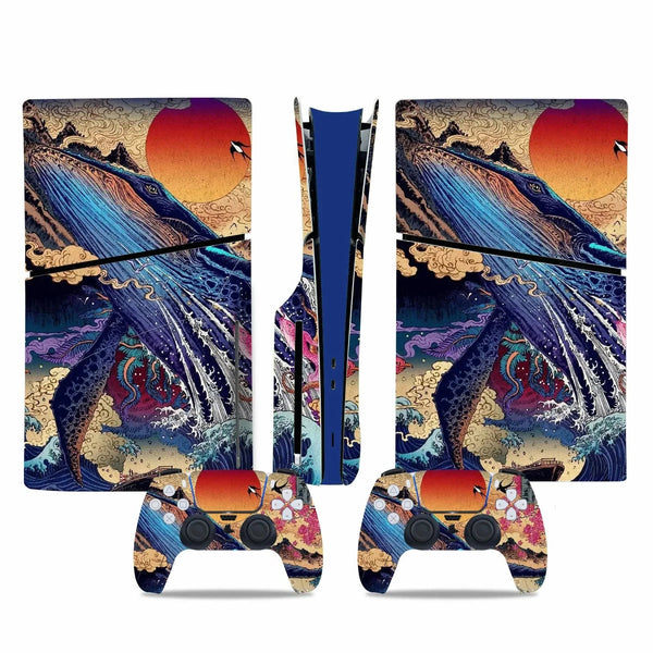 Stickers Ps5 Slim Art Japonais