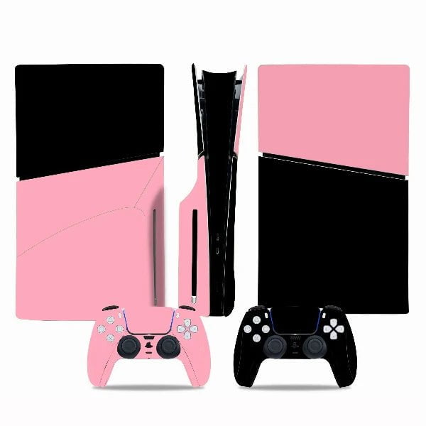 Stickers Ps5 Slim Black Pink