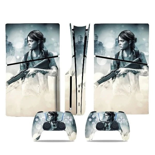 stickers ps5 slim fille survivaliste