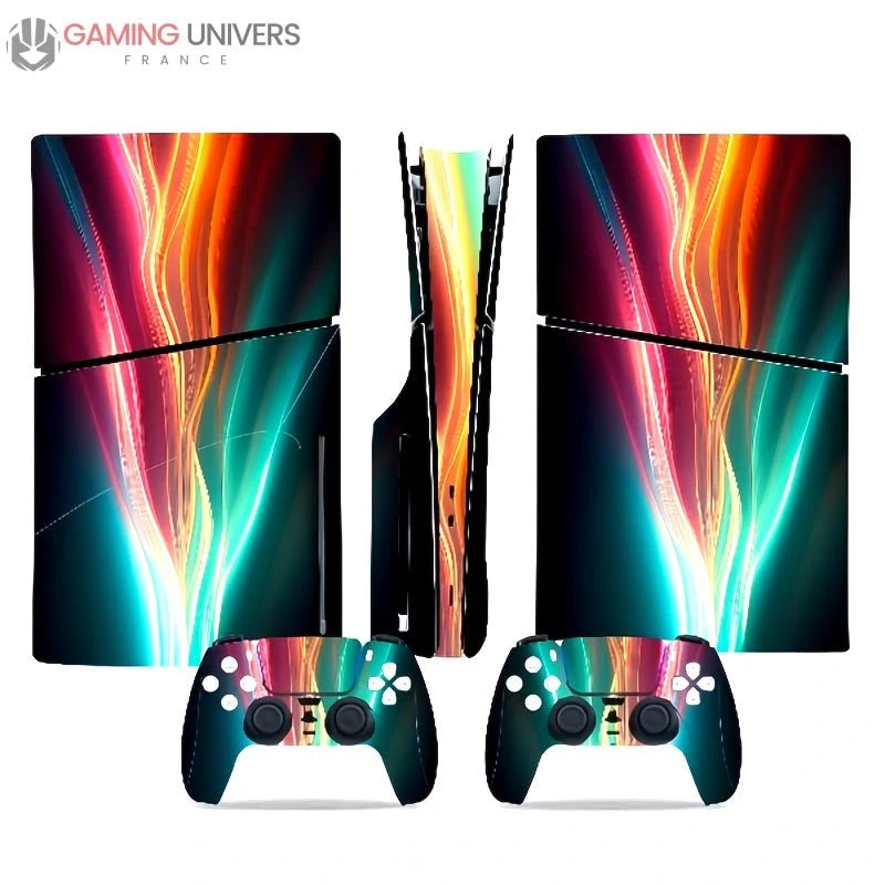 sticker ps5 slim fulgurance led