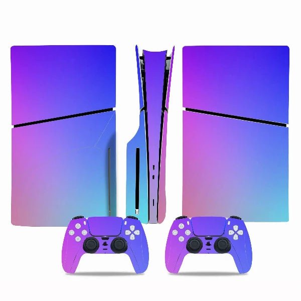 Stickers Ps5 Slim Mauve Dégradé