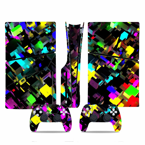 Stickers Ps5 Slim Pixel Flash
