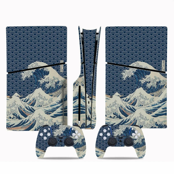 Stickers Ps5 Slim Seigaiha