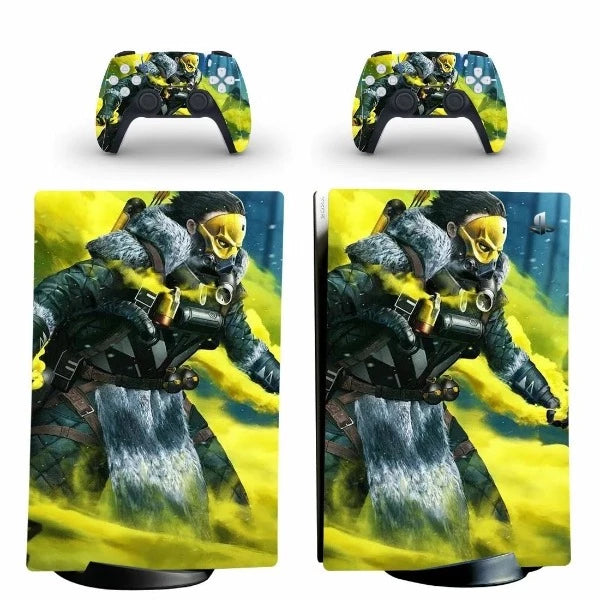 stickers ps5 soldat futuriste