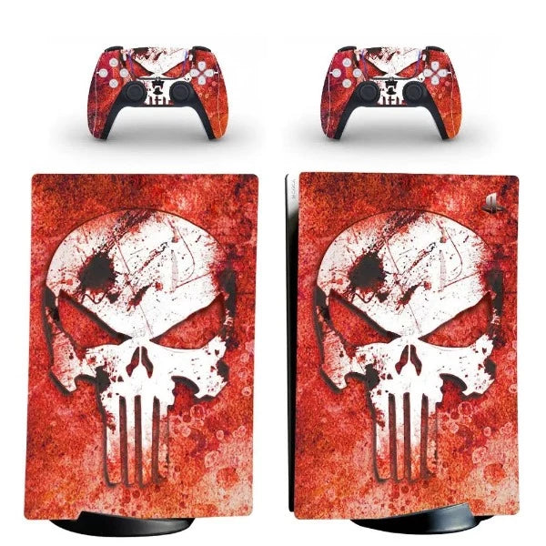 stickers ps5 tete de mort