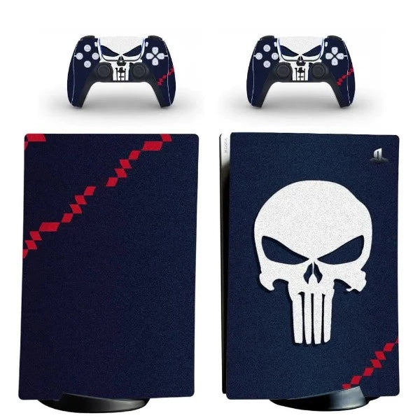 stickers ps5 tête de mort