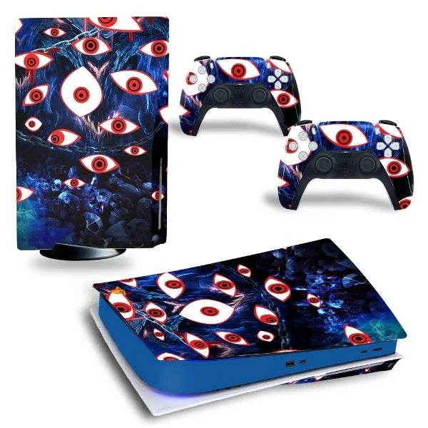 stickers ps5 yeux de l'enfer