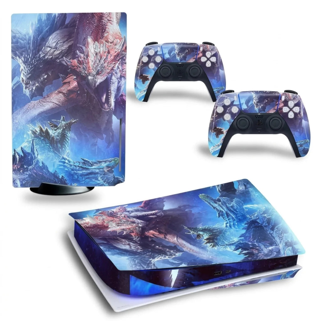 autocollant ps5 armée dragon