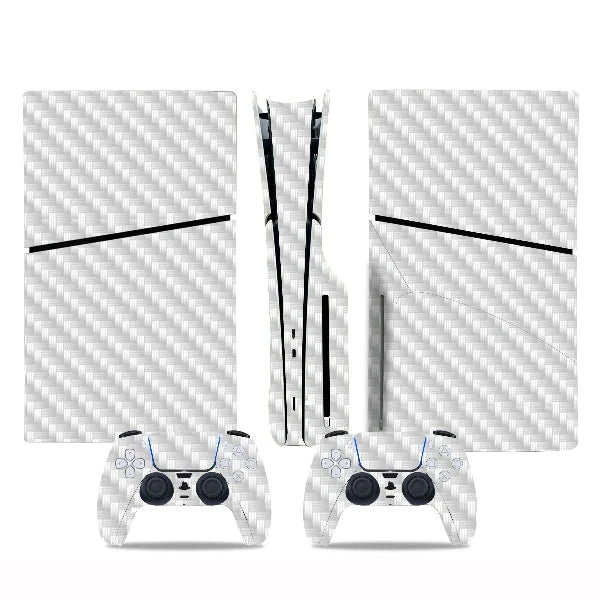 Stickers Ps5 Slim Carbone Gris