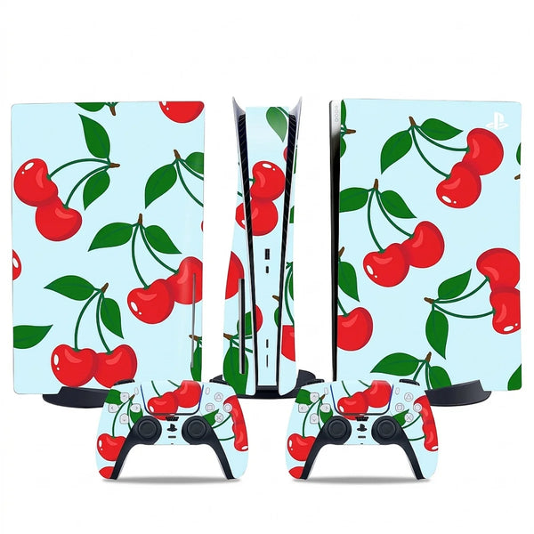 autocollant ps5 cerise