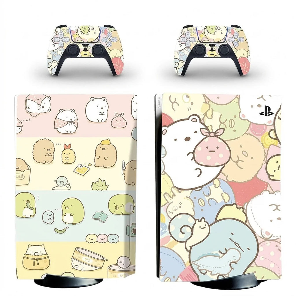 autocollant ps5 dessin mignon
