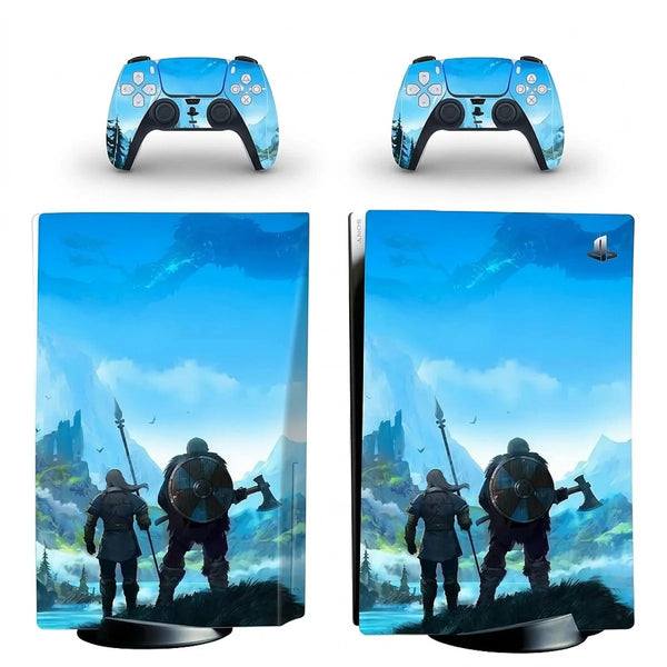 autocollant ps5 jeu viking