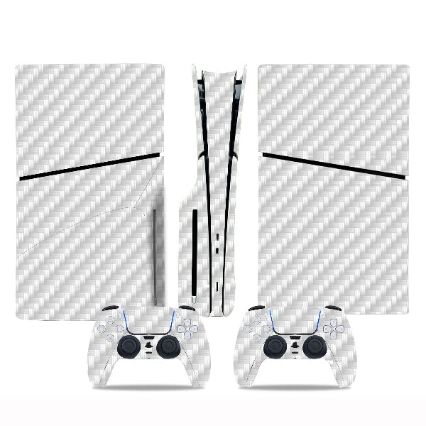 Stickers Ps5 Slim Carbone Métal