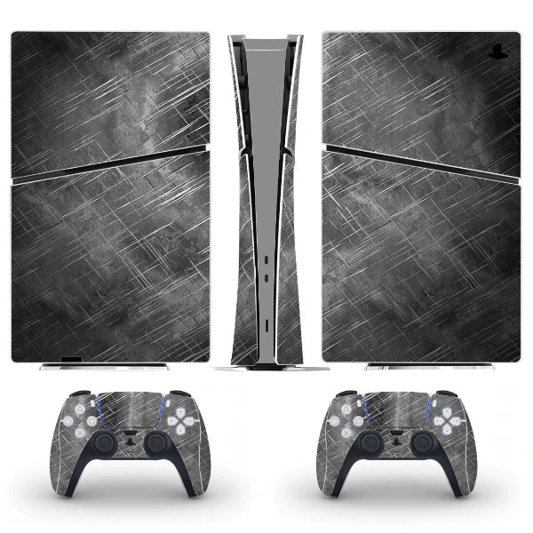 Stickers Ps5 Slim Métal Usé