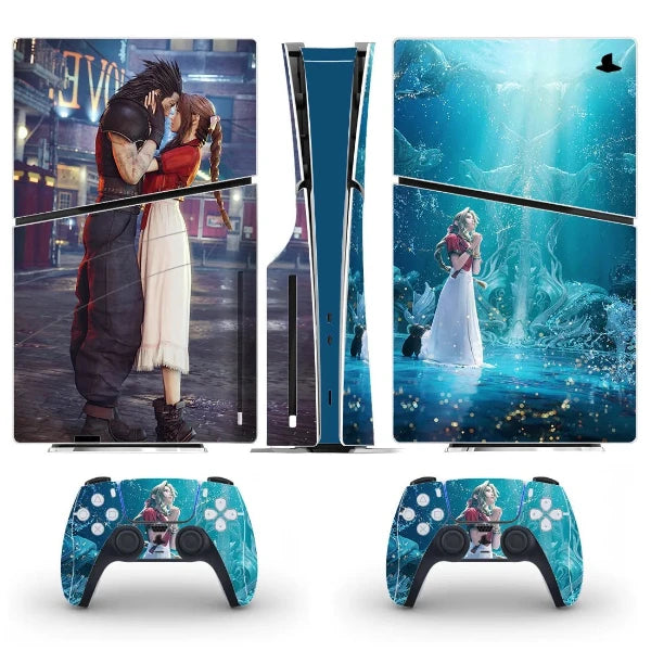 Stickers Ps5 Slim Romance Fantaisiste