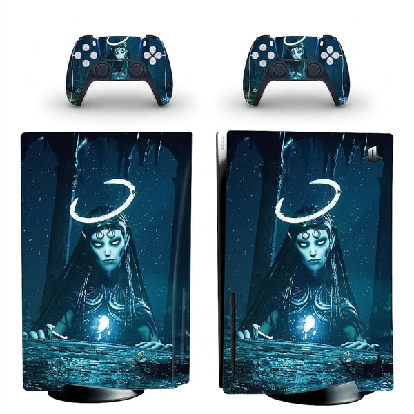 autocollant ps5 sorcière elfe