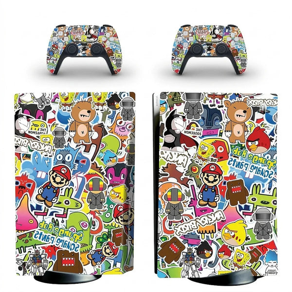 autocollant ps5 sticker référence gamer